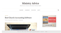 Desktop Screenshot of ministryadvice.com