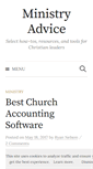 Mobile Screenshot of ministryadvice.com